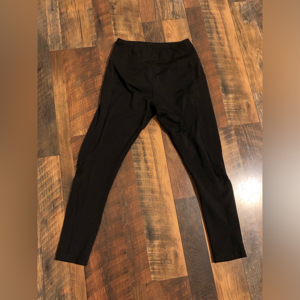 A Core Plain Black Leggings